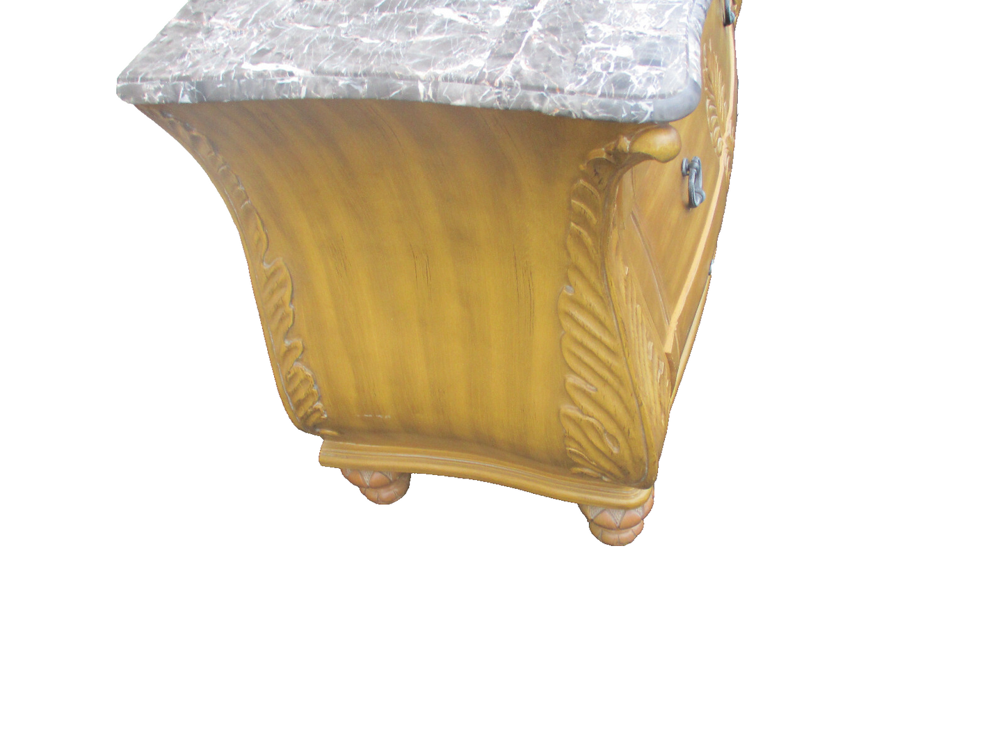 63801 Marble Top Dresser Chest Server Cabinet