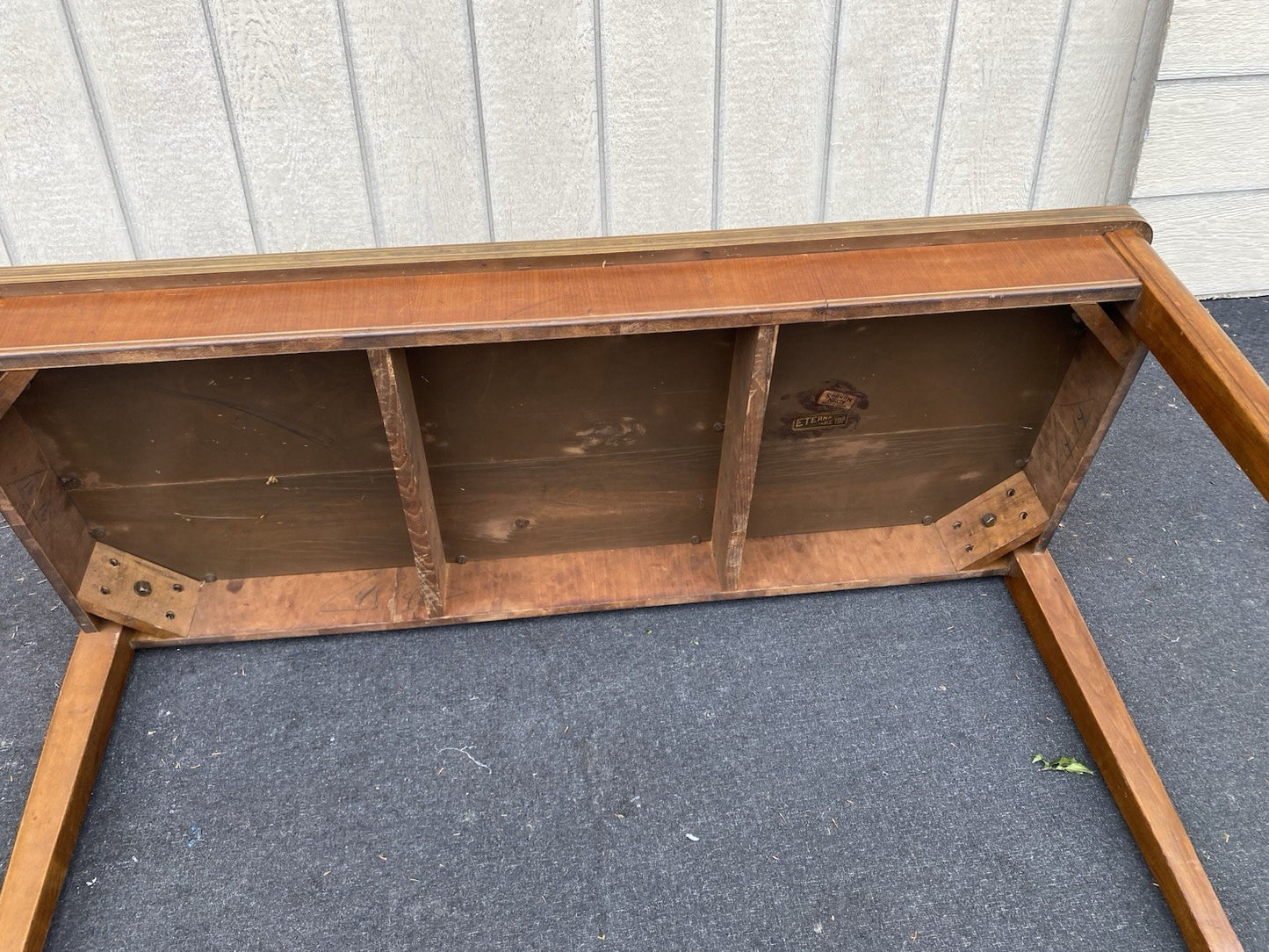 66527   Custom Hand Made ETERNA Console Library Table Stand KON MUNDUS  New York