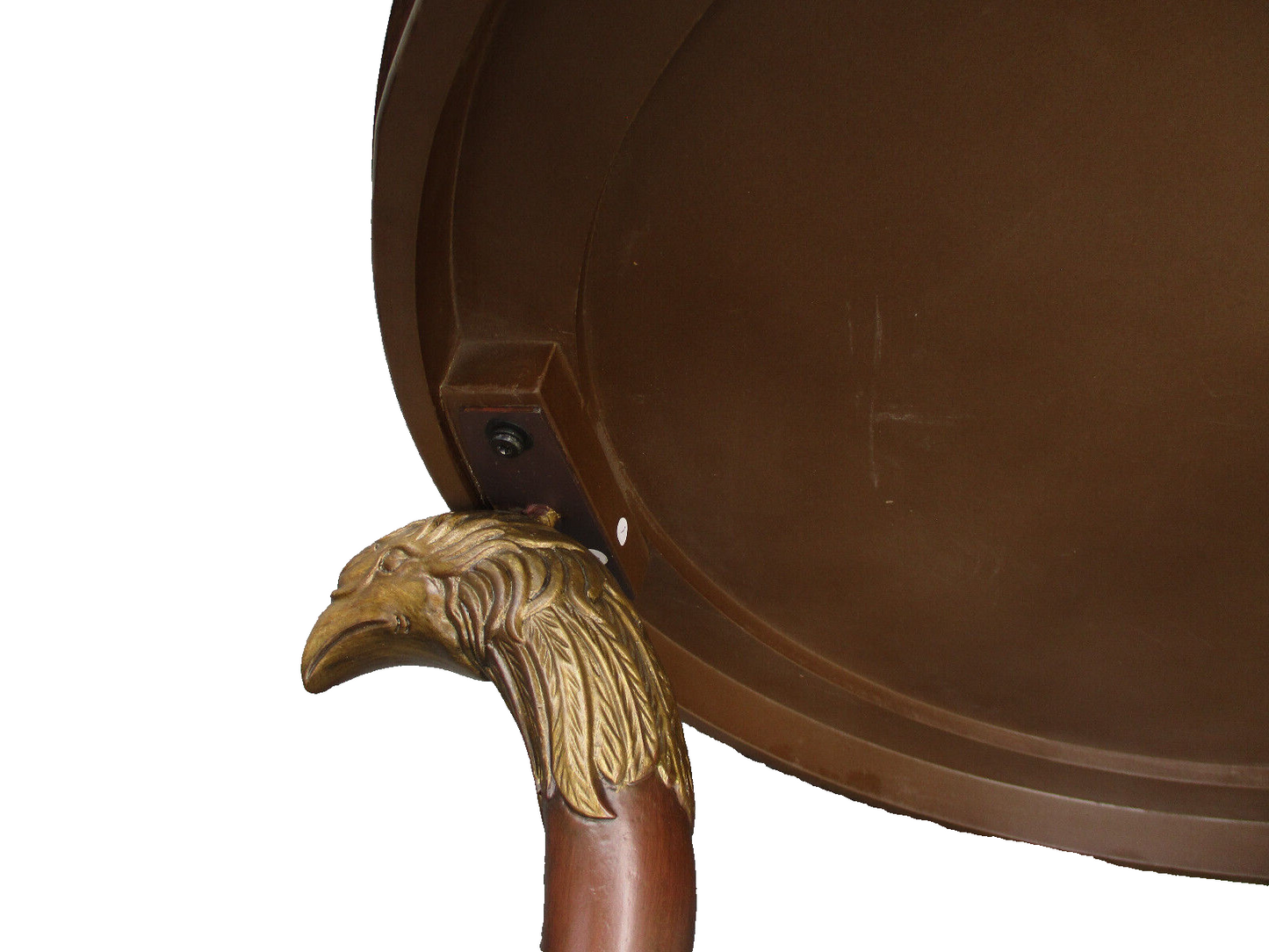 63402 Decorator Round Lamp Table Stand Nightstand Eagle Head