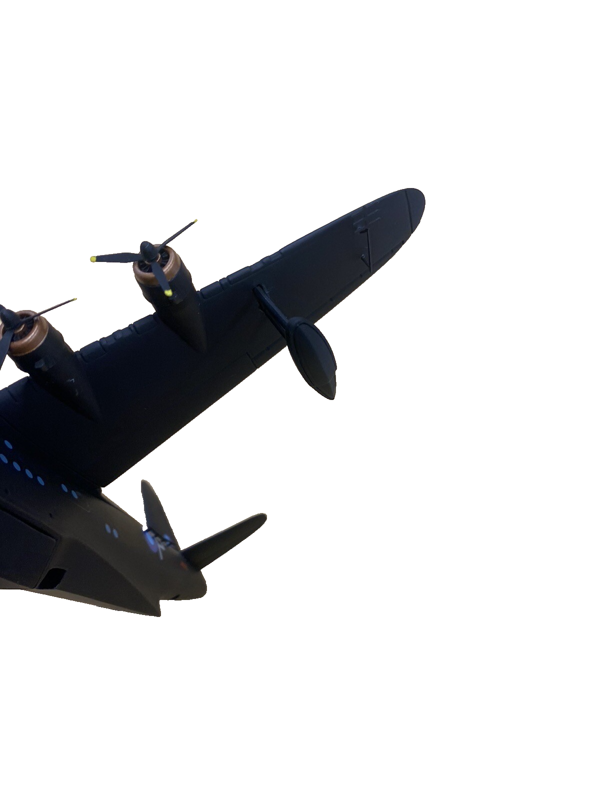 ES 1001 Black Diecast Military Airplane Plane