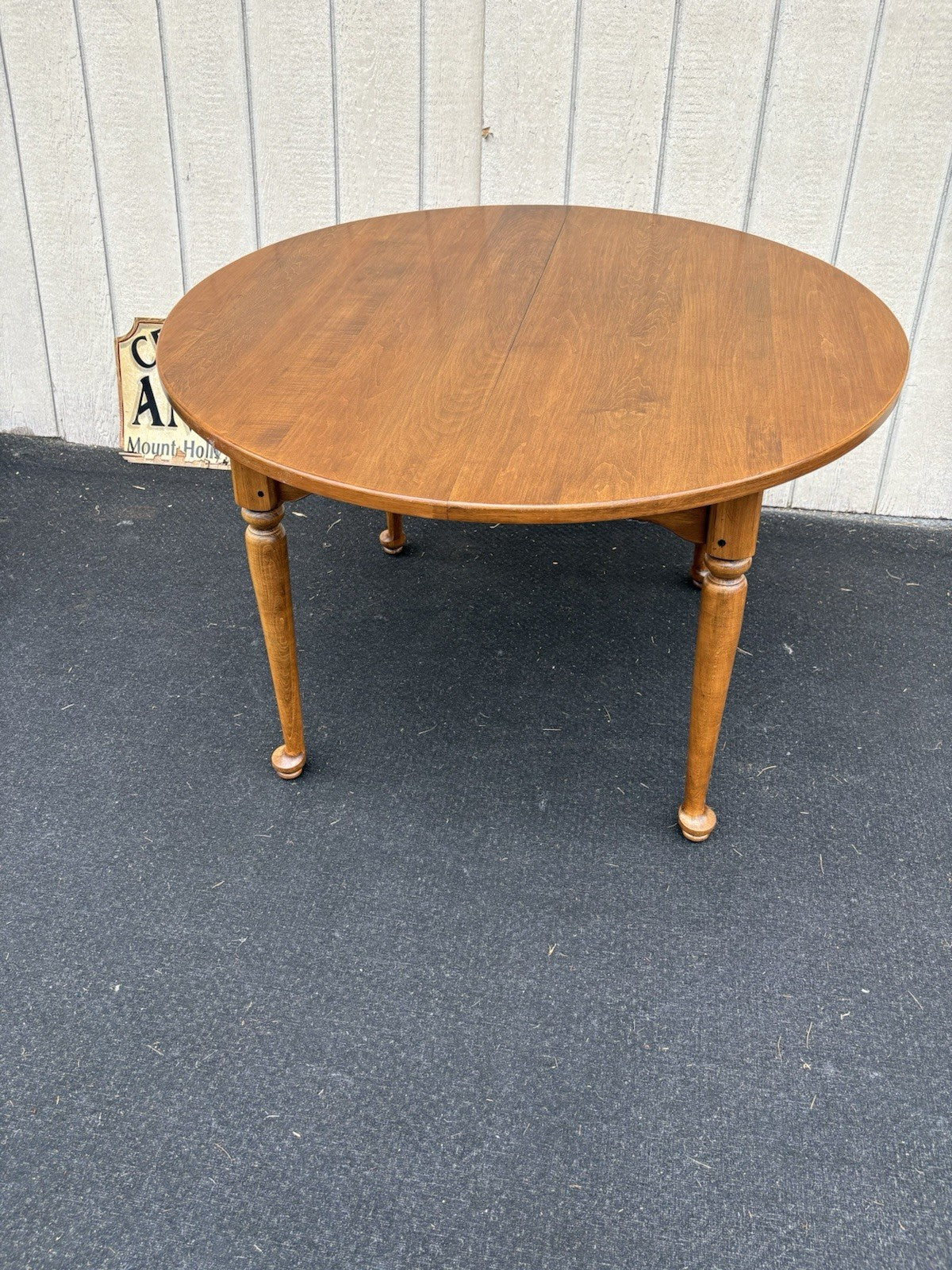 66858 ETHAN ALLEN Maple Dining Table W/ 2 Leafs + 4 Windsor Chair s