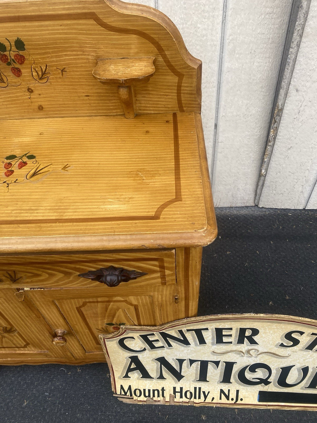 66531   Antique Victorian Washstand Dresser Chest