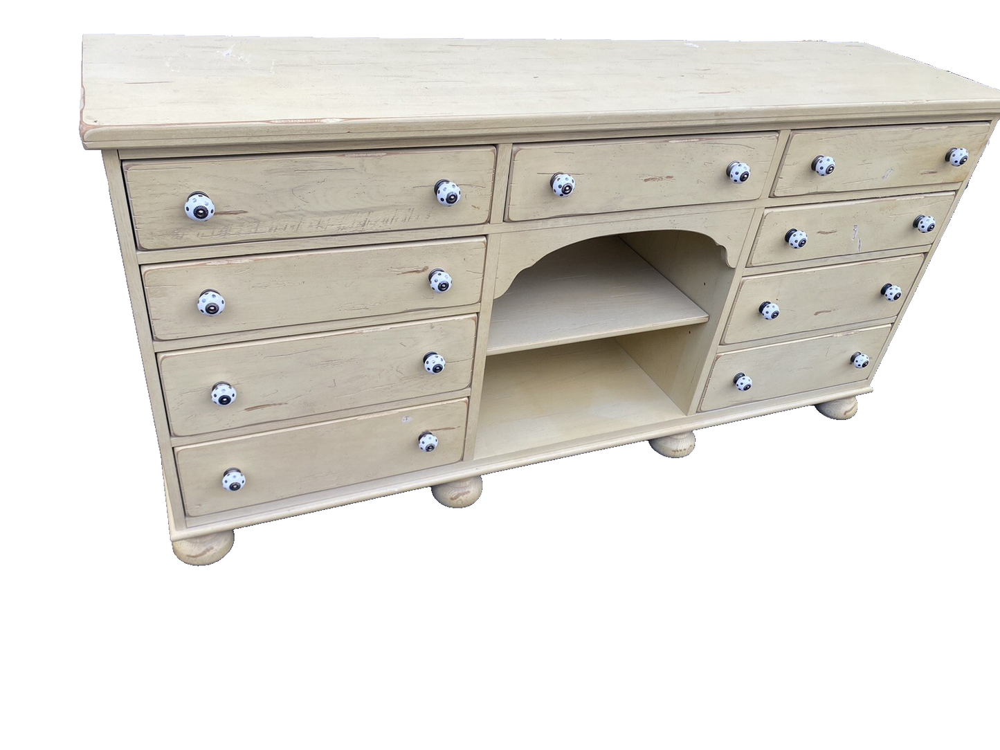 65890 BROYHILL ATTIC Heirlooms Made Rustic Country Sideboard Buffet Server