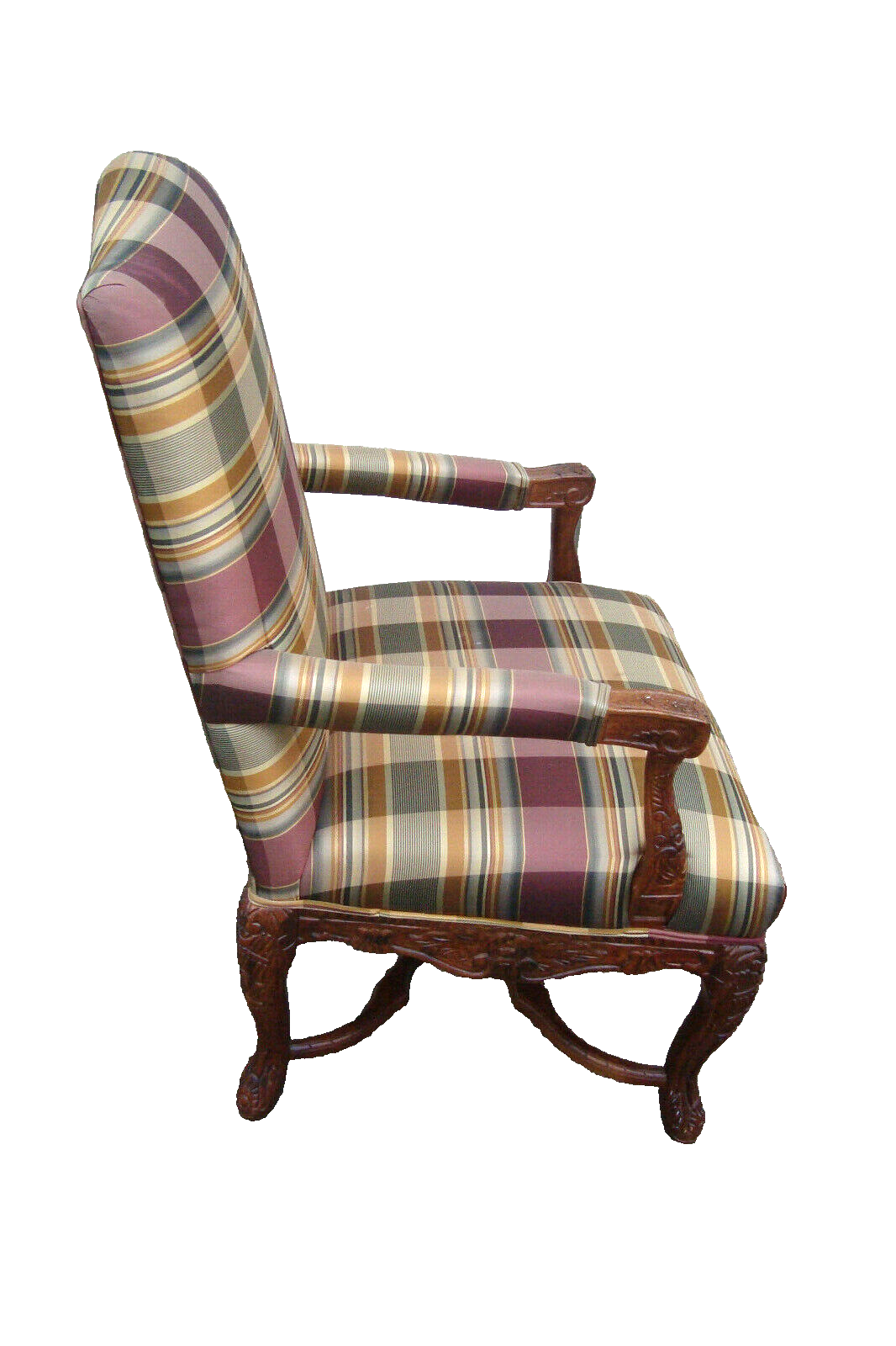 60783  Quality Carved Bergere Armchair Chair