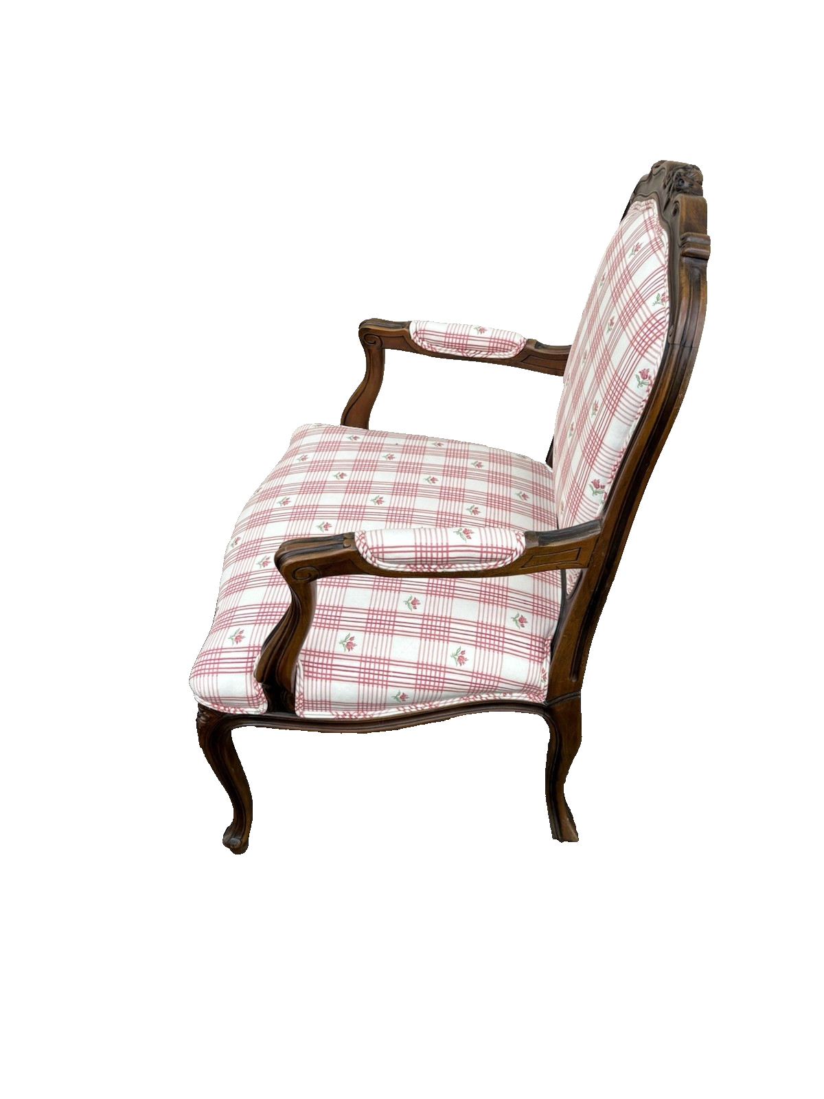 66768  Pair Ethan Allen Bergere LOUIS XV Armchair Chair s