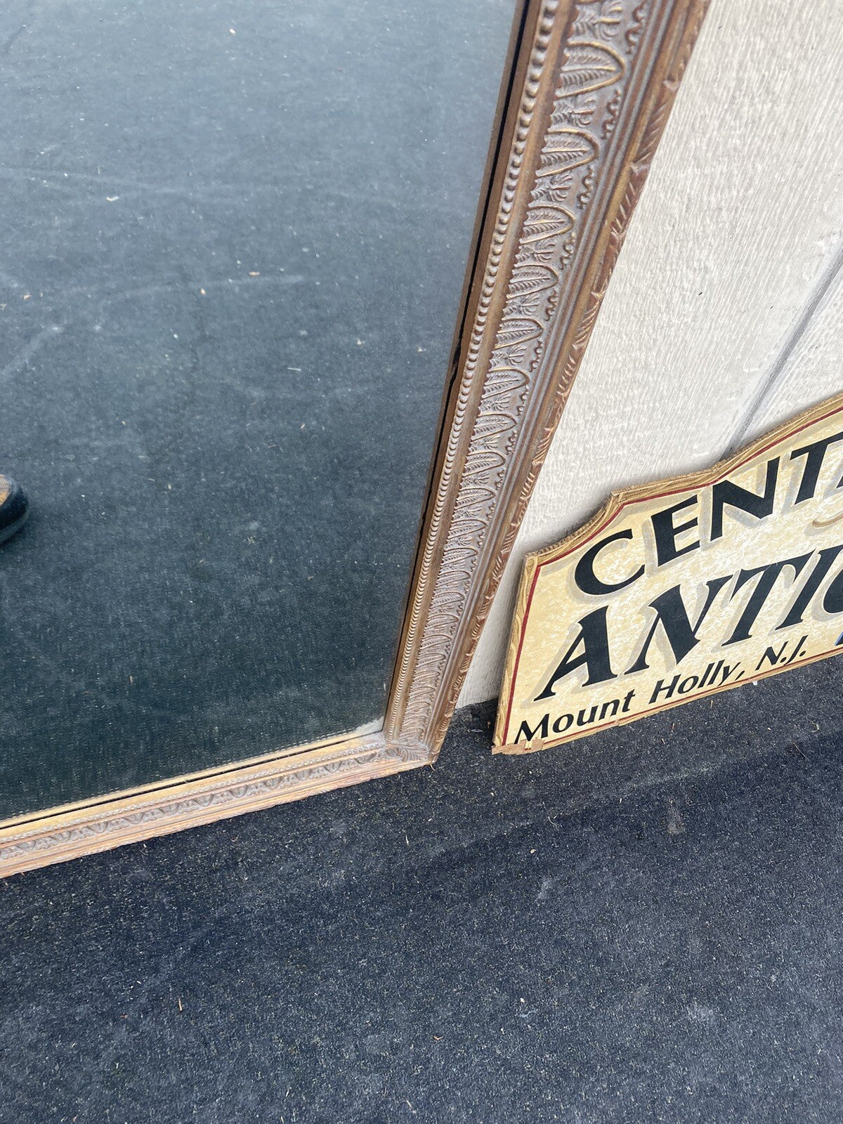 65454 Decorator Gold Accent Mirror in Fancy Picture Frame