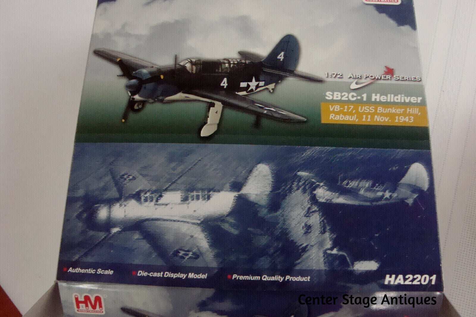 ES20  Very Rare Hobby Master Air Power Series Limited SB2C-1 Helldiver VB-17