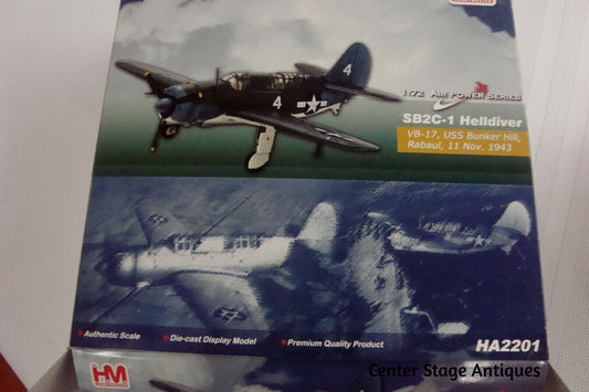 ES20  Very Rare Hobby Master Air Power Series Limited SB2C-1 Helldiver VB-17