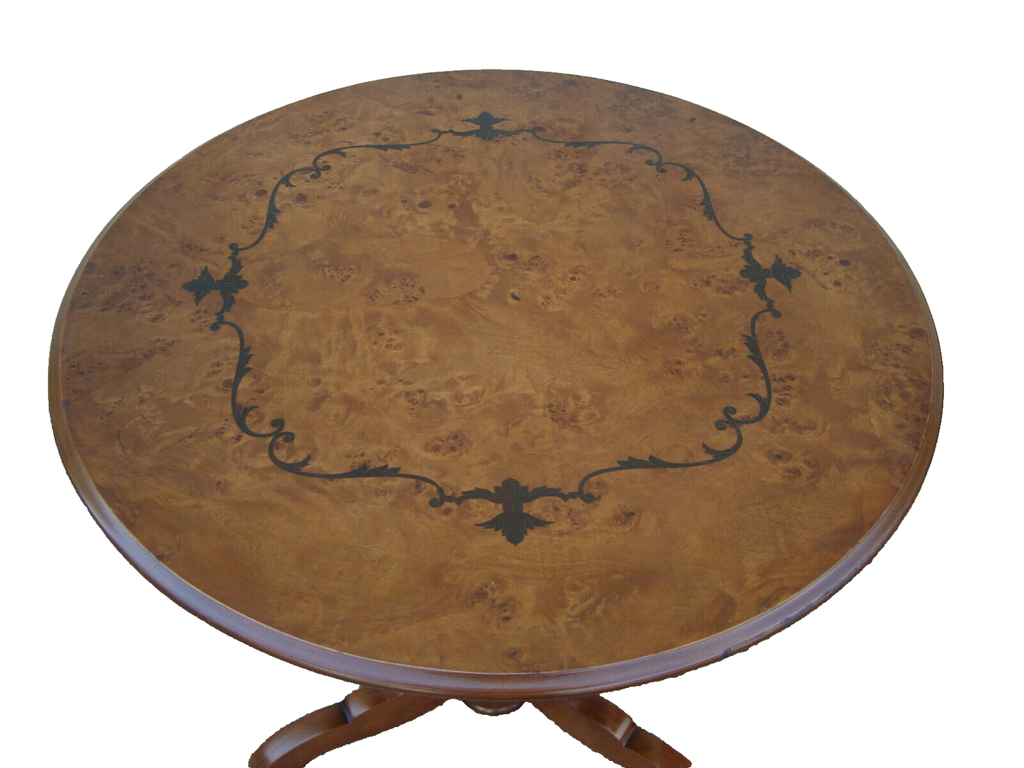 60342 Pair QUALITY Inlaid ITALIAN LUCA FERRARI Lamp Table Nightstands