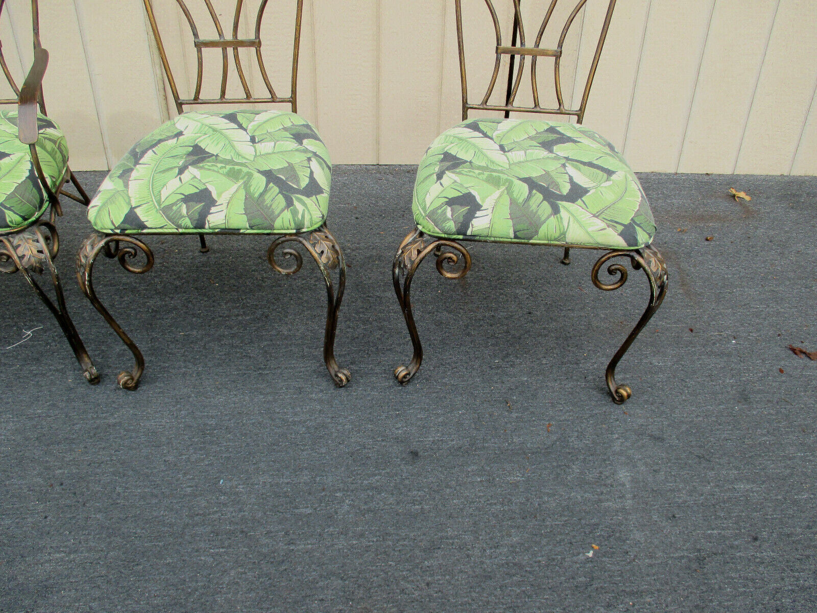 62359   Set of 4 QUALITY Metal Dining Kitchen Chairs