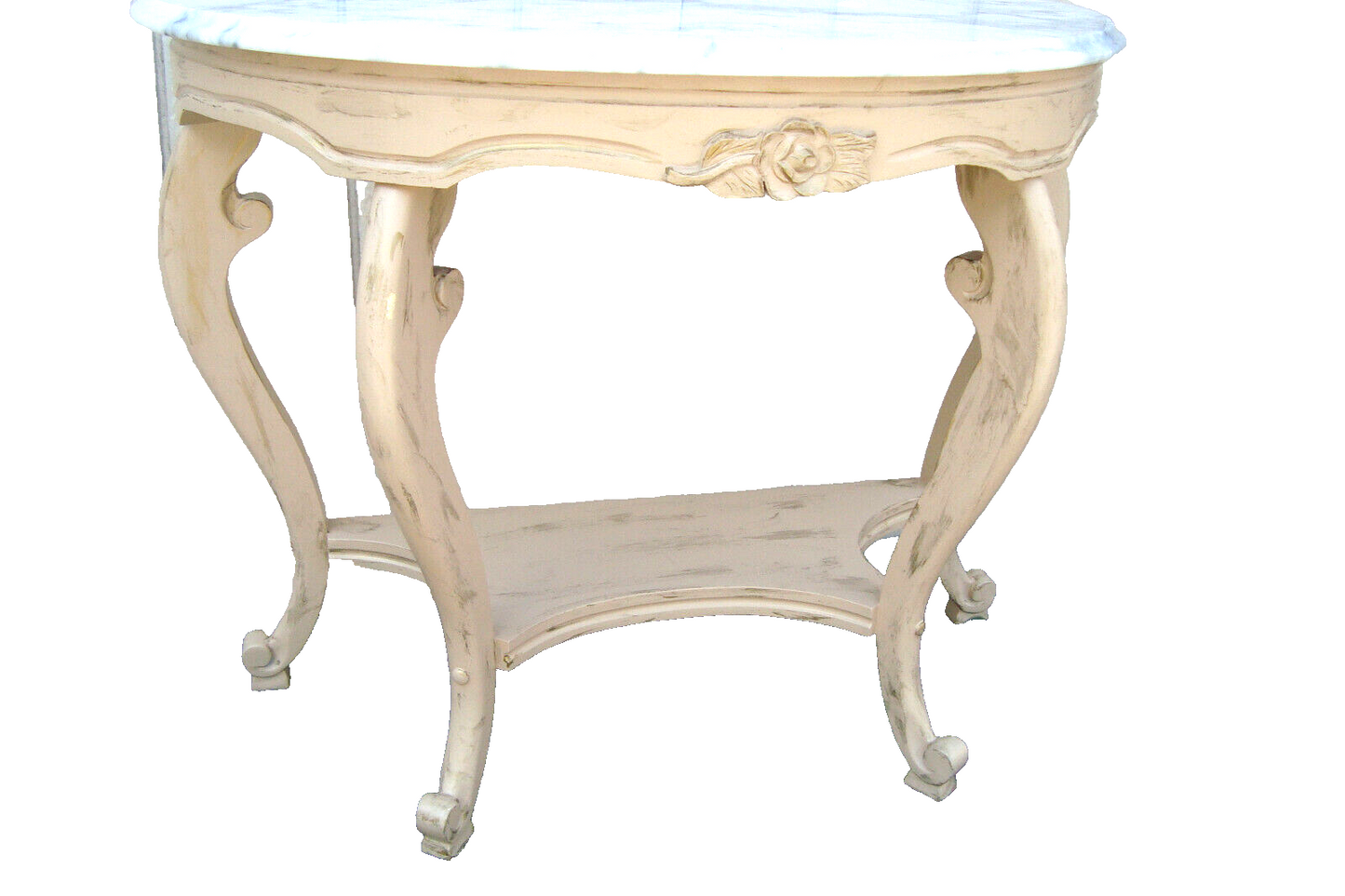 62130   Marble Top Console Table Sideboard Server KIMBALL Furniture ??
