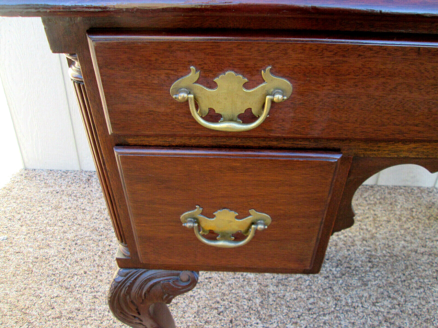 54083 MAHOGANY BALL AND CLAW FOOT LOWBOY SERVER DRESSER
