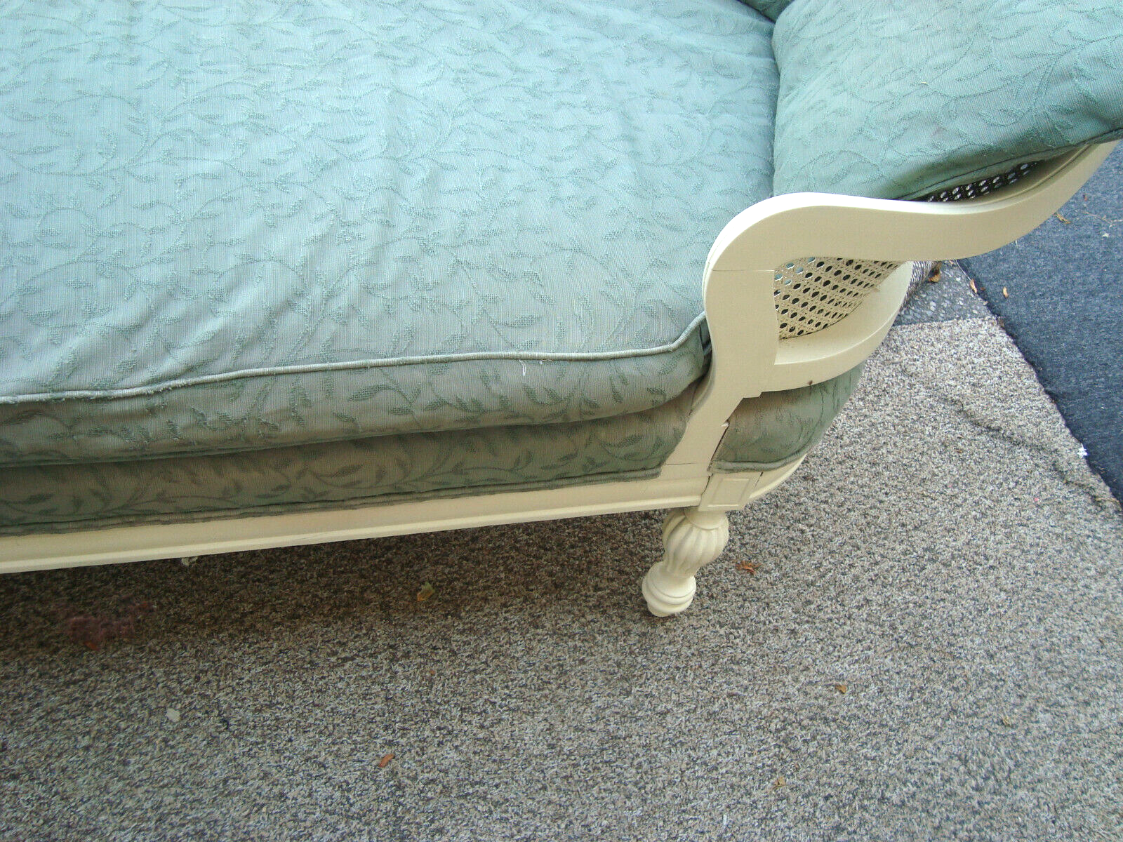 60874  Romantic Shabby Sofa Chaise Lounge Chair