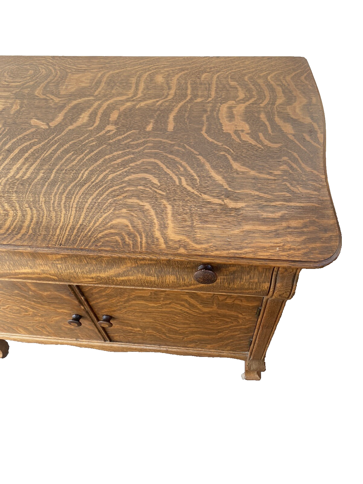 65752 Antique Victorian Oak Washstand Dresser