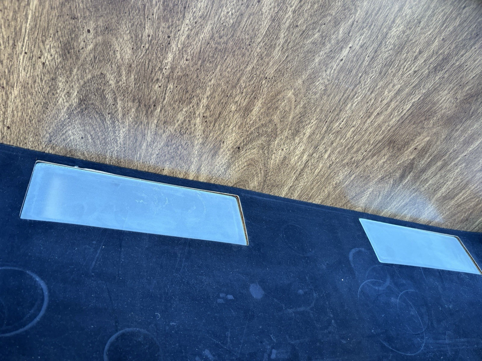 67112 American Furniture Credenza Curio with Shelf and Lights