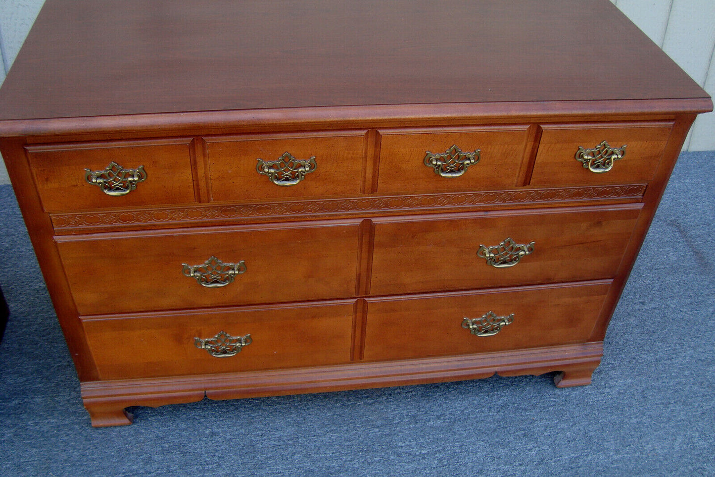 62258    Stanley Cherry  Dresser with Mirror