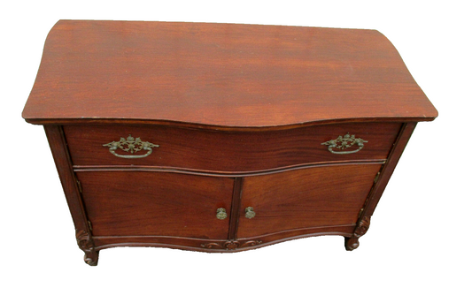 62249 Antique Mahogany Washstand Dresser Chest