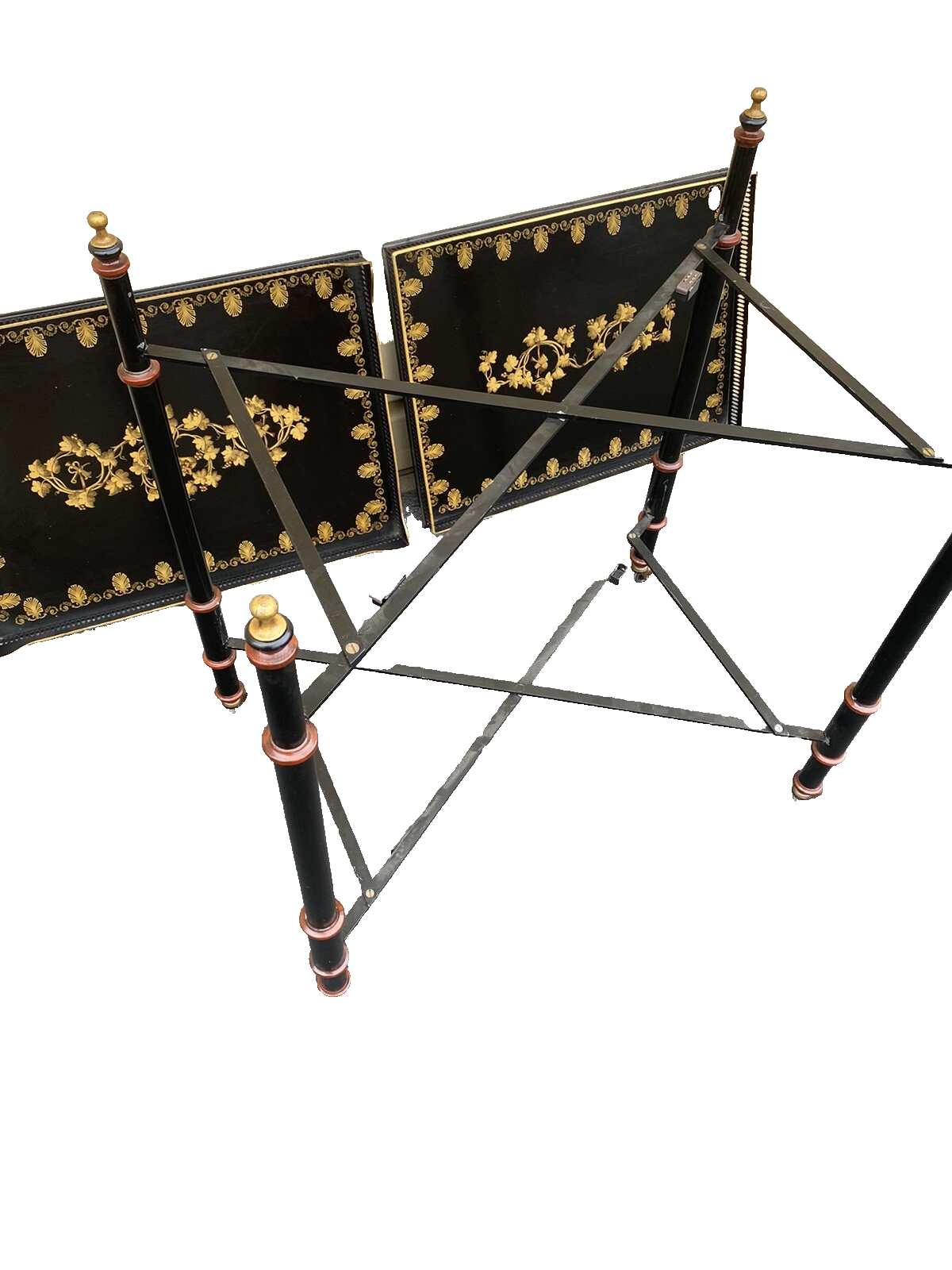 66042 Metal Decorator THE FED ERA LIST Teacart Table Stand On Wheels