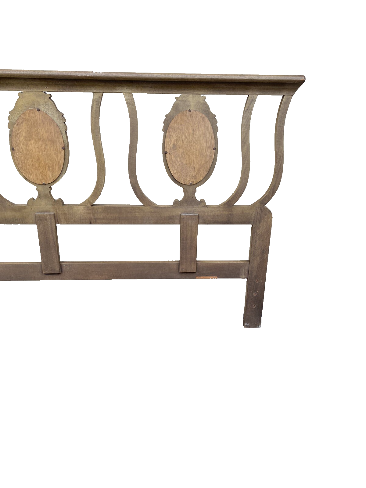 63173 King Size Mid Century Modern Headboard Bed