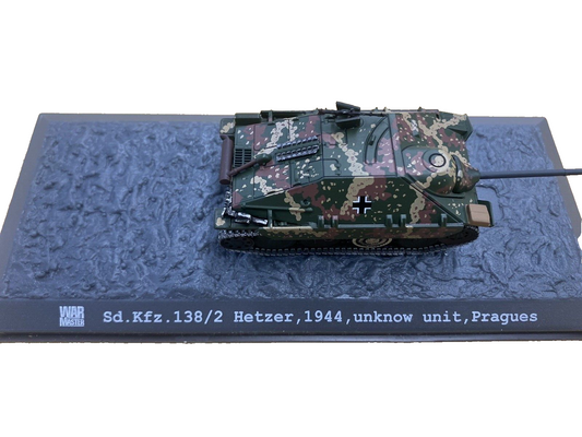 ES 180 Military LIMITED EDITION Sd.KFZ 138/2 HETZER Diecast Tank 7" x 3" x 2 3/4