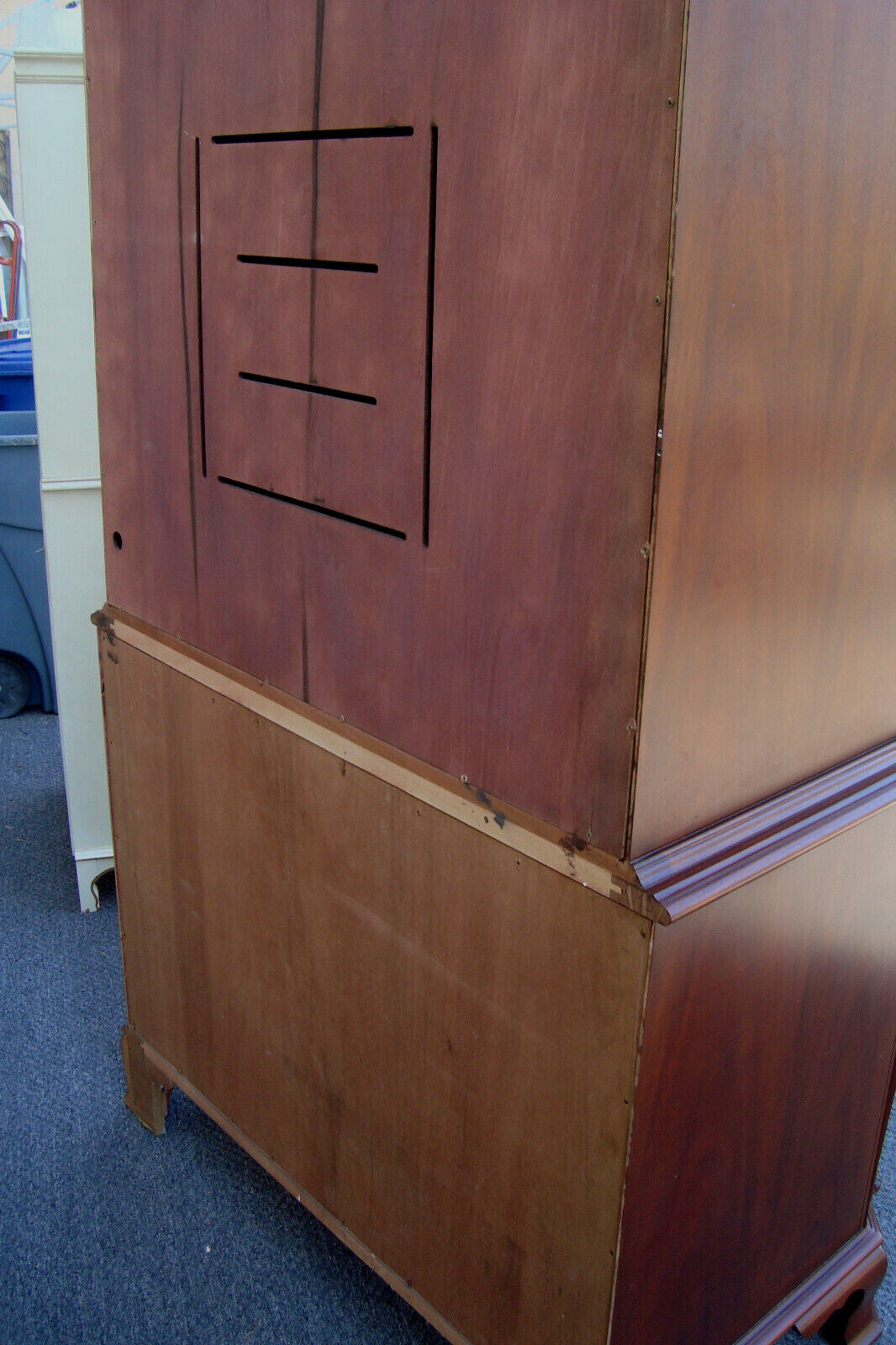 61768   HICKORY CHAIR Wardrobe High Chest Entertainment Cabinet  QUALITY
