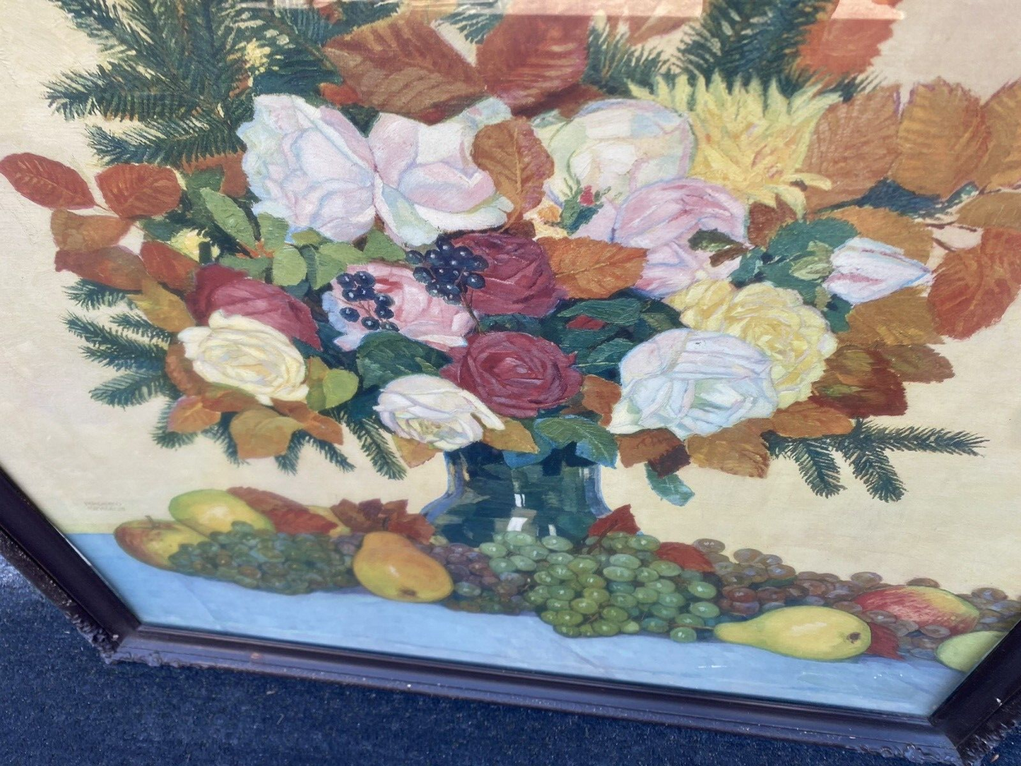 00001 Oil Painting?? Water Color ?? on Paper Artist Signed FERDINAND SPIEGEL 13