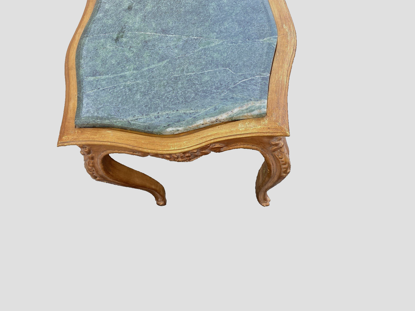 64825 Pair Marble Top Lamp Table Stand s