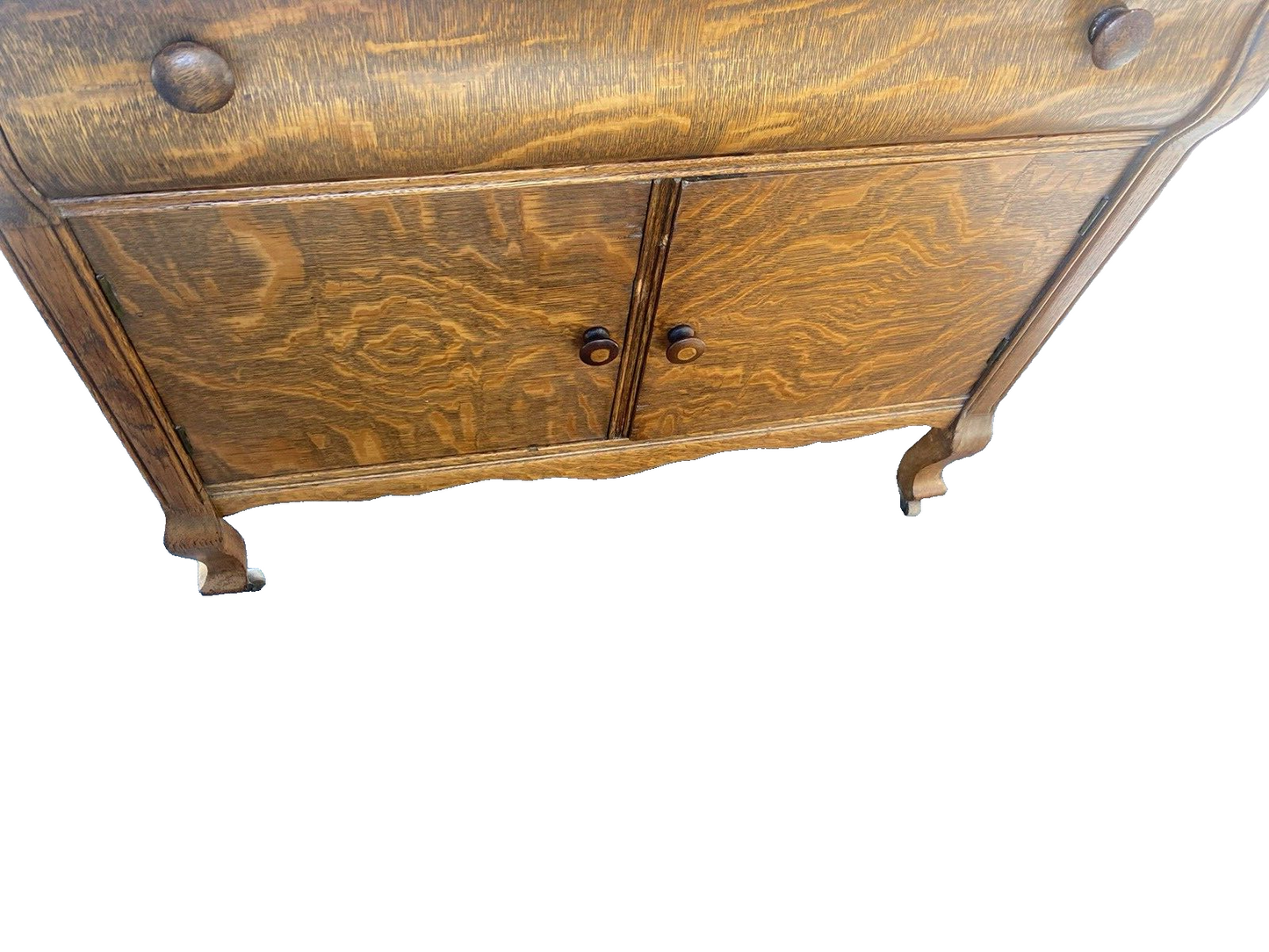 65752 Antique Victorian Oak Washstand Dresser