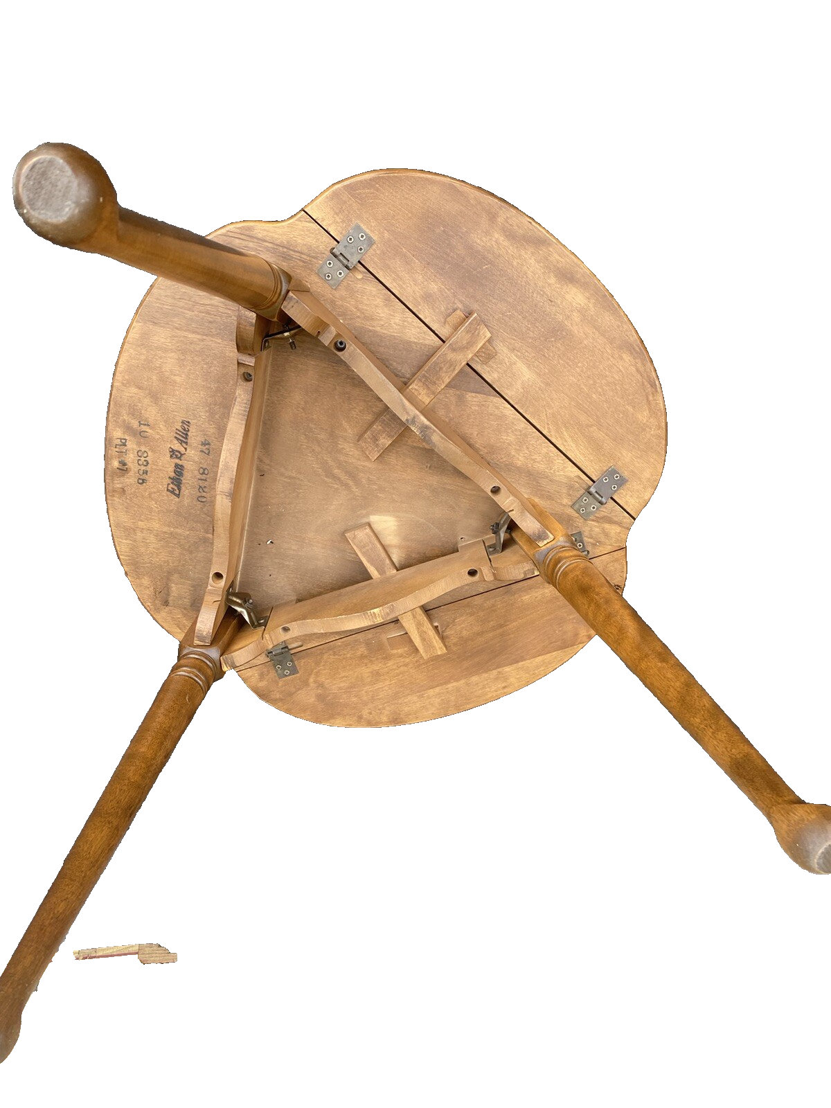 65793 ETHAN ALLEN Maple Dropside Lamp Table Stand