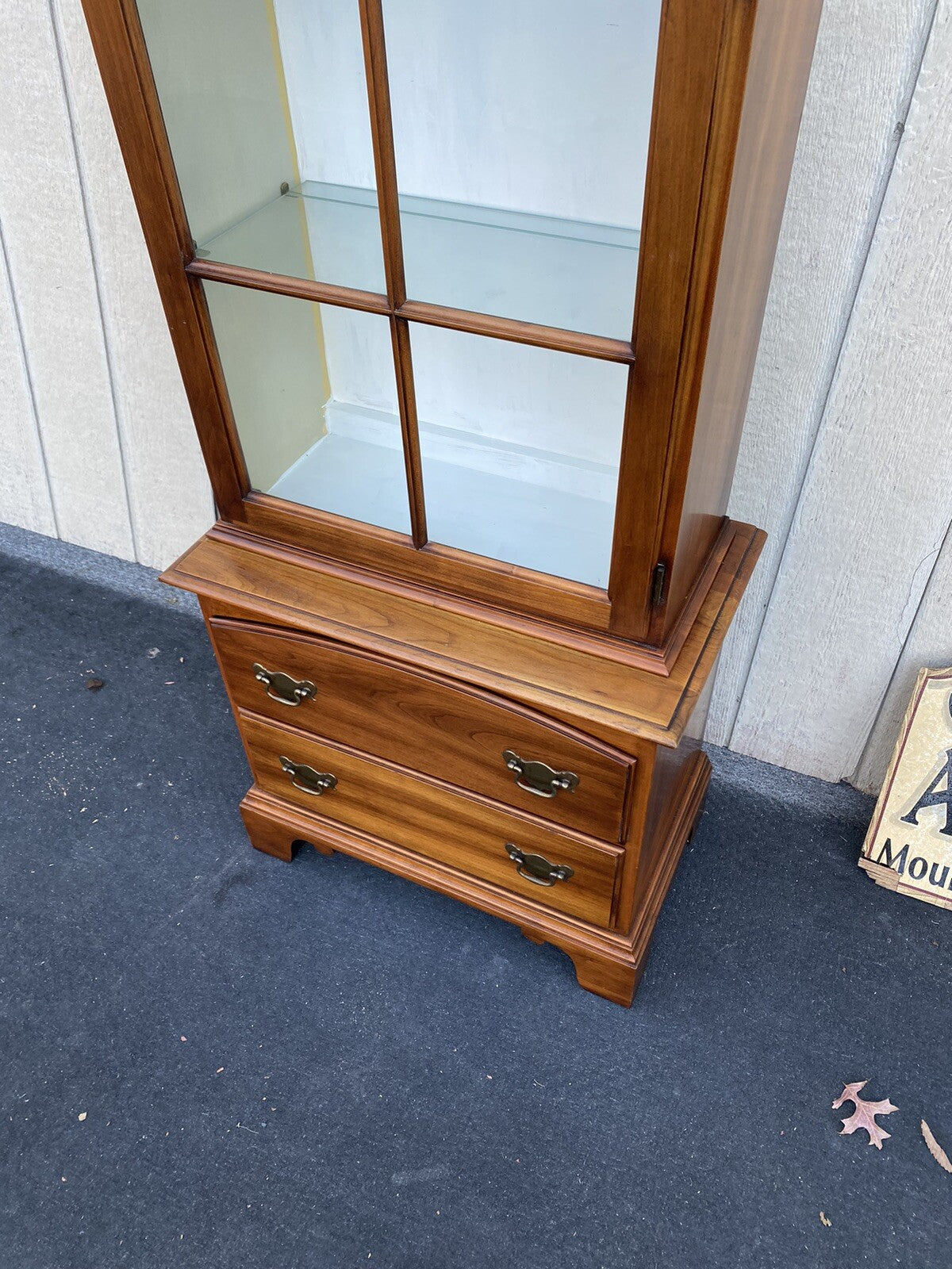 65957   Solid Cherry STATTON Centennial Furniture Curio Cabinet