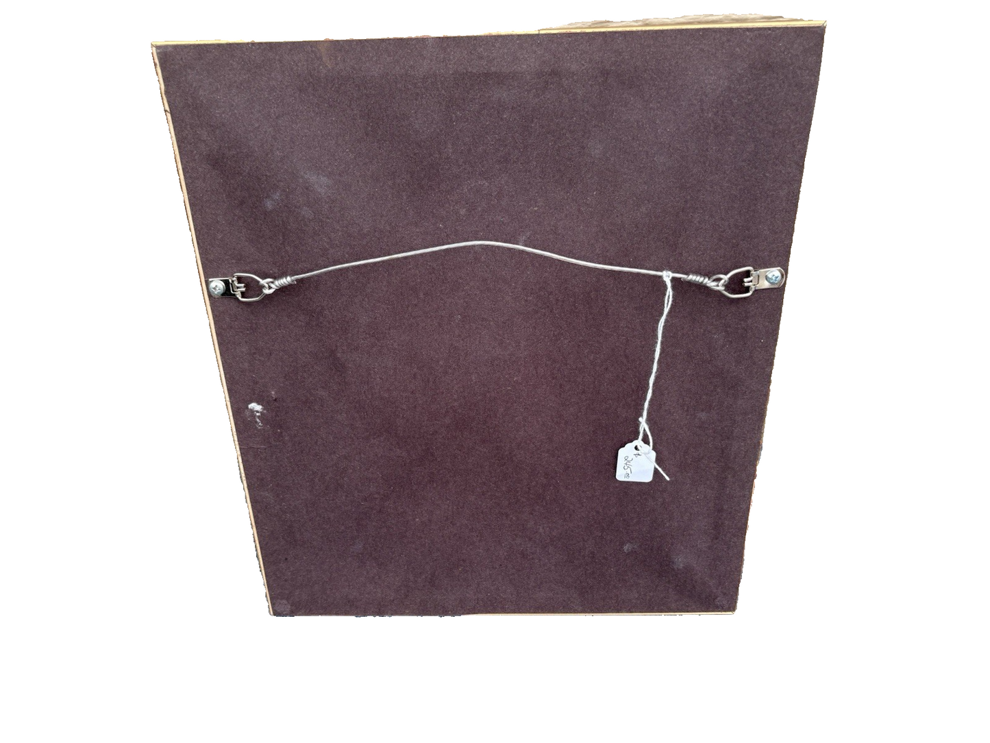 ART 01: Antique Lanscape Oil on Board  Sheep