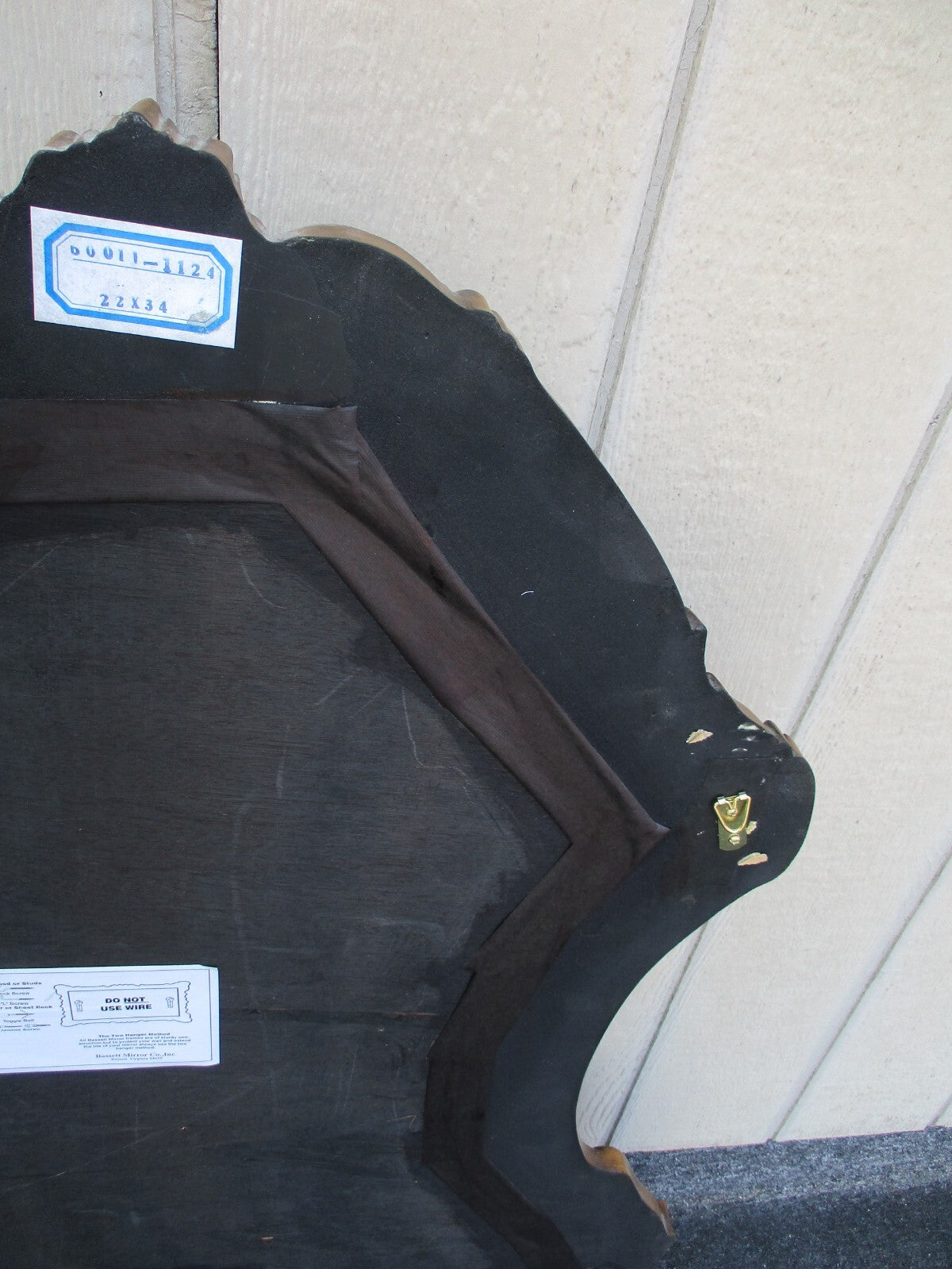 63607   Decorator Accent Mirror in Fancy Picture Frame