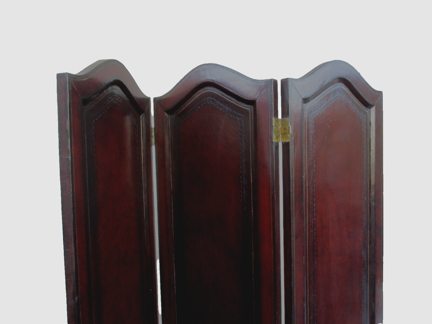 63755 QUALITY Leather Dressing Screen Room Divider
