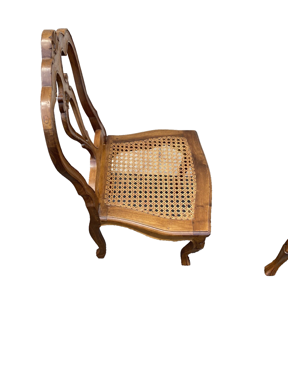 65322 Pair Antique Miniature  French Louis XV Childs Chair s