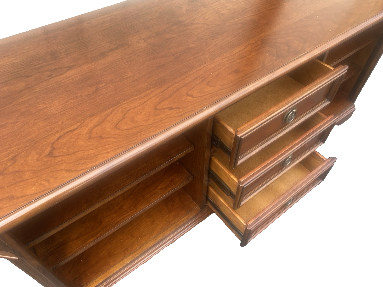 66548 Cherry Hooker Furniture  Television Cabinet Stand 64" WIDE