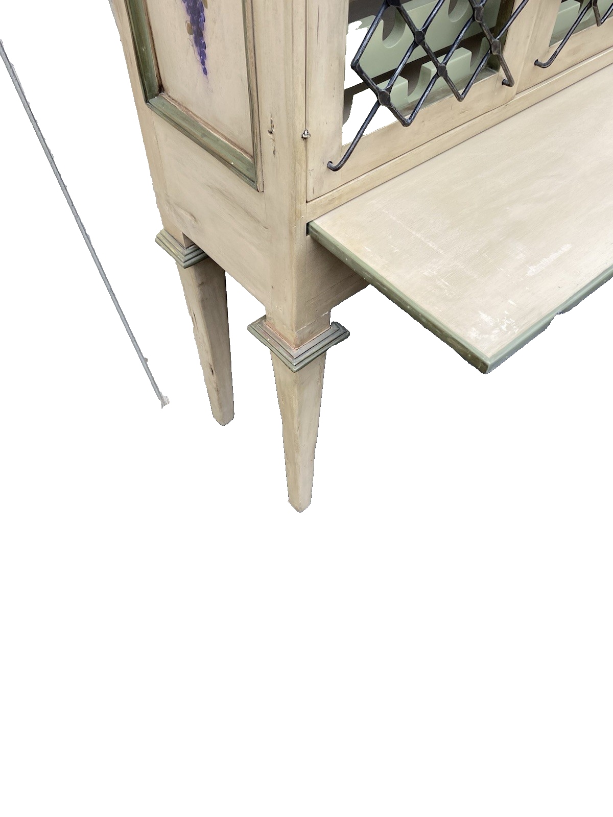 66541 Rustic Primitive Wine Rack Kitchen cabinet