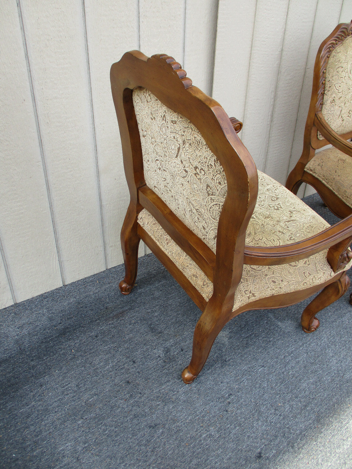 62680  Pair Bergere Armchair Chairs SAM MOORE LA Z  BOY