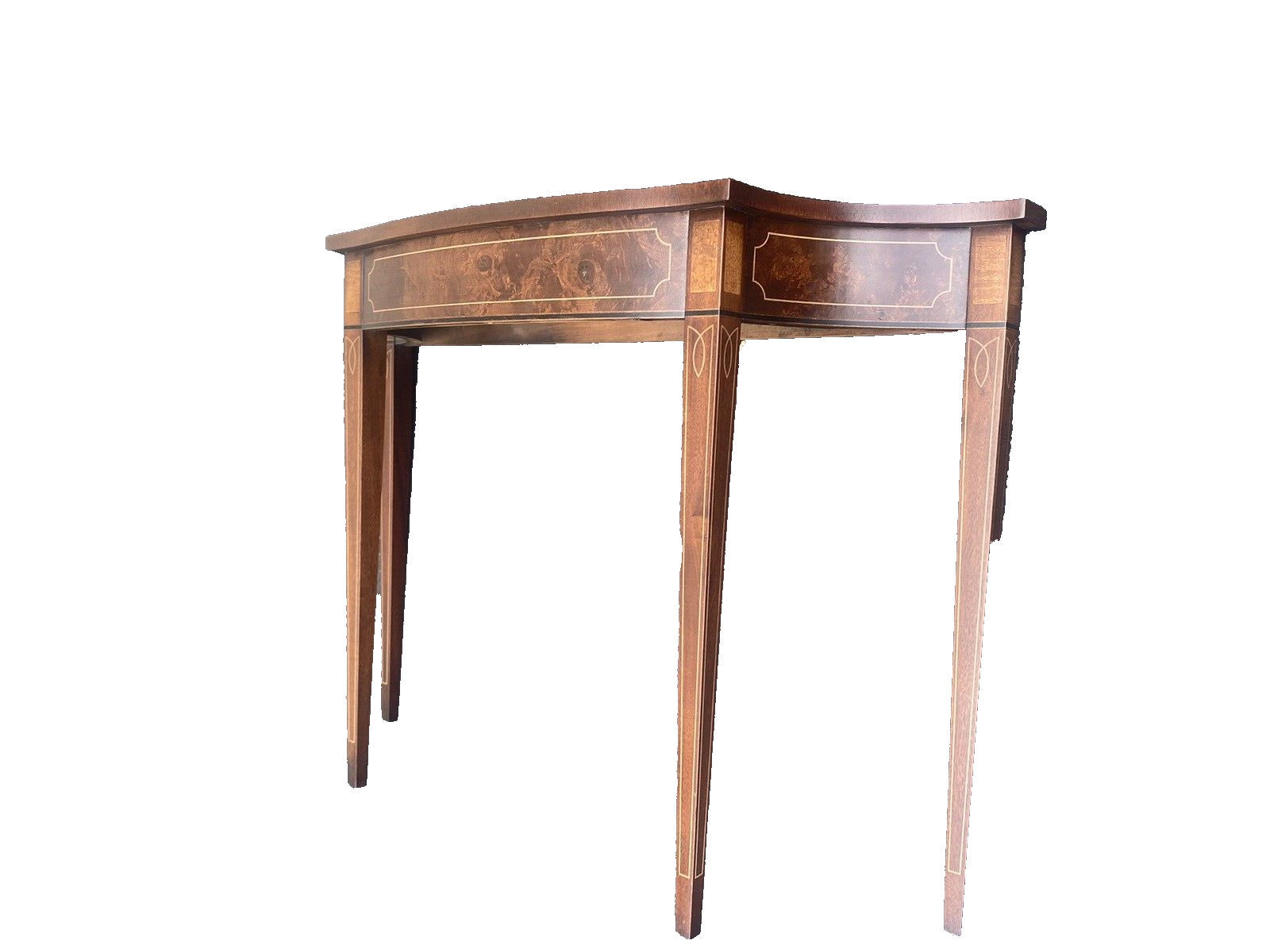 66086  Hepplewhite Mahogany Console Table Stand