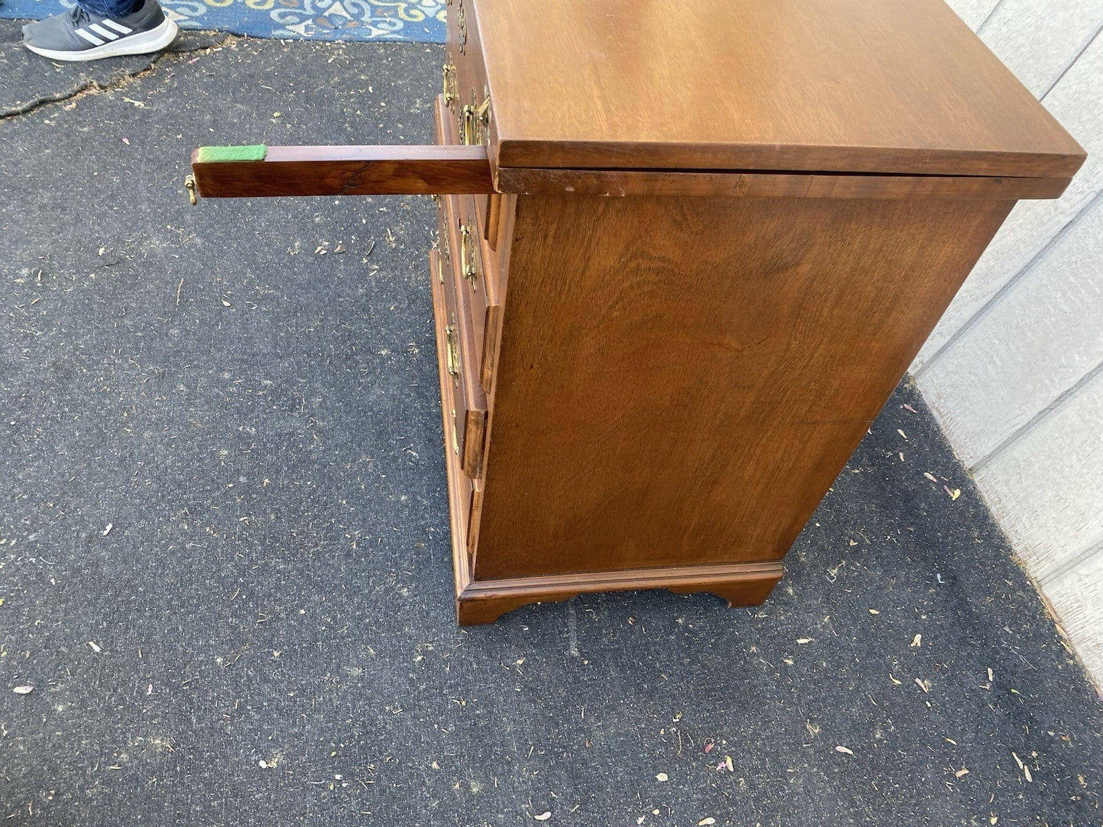 66590 Cherry Flip Top Nightstand Dresser Chest