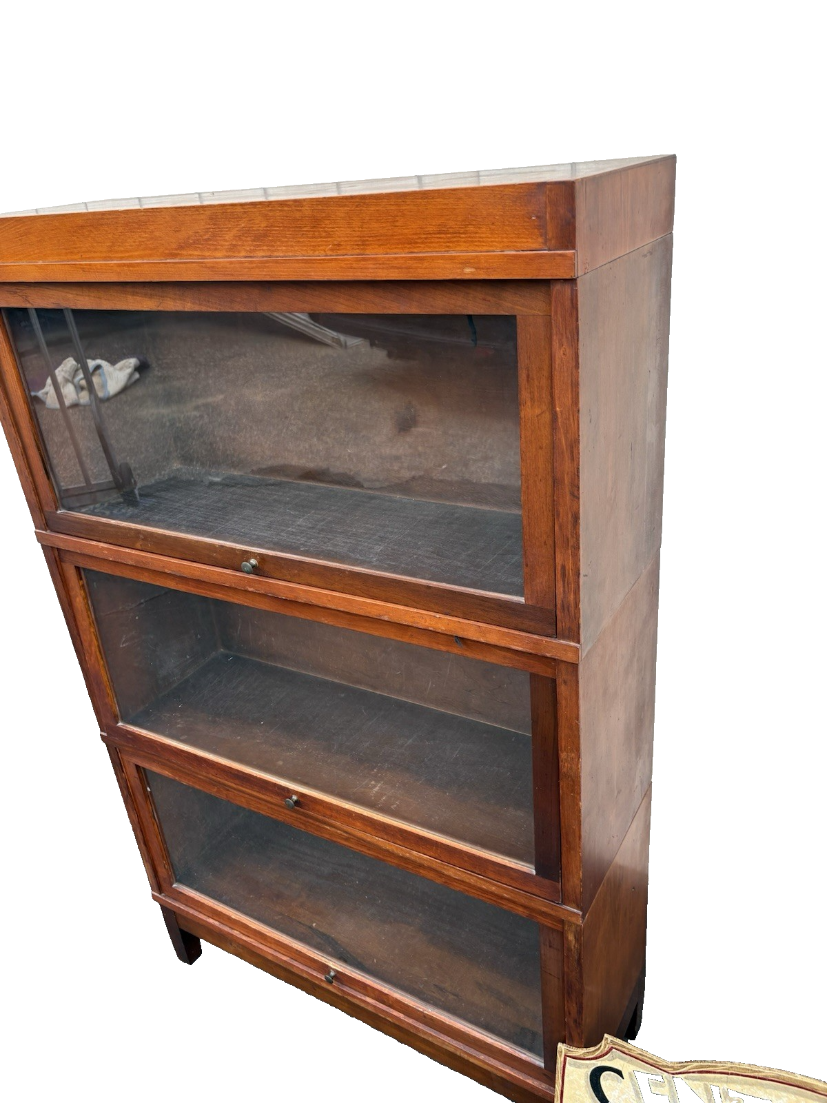 66759  GLOBE WERNICKE Mahogany Stacking bookcase