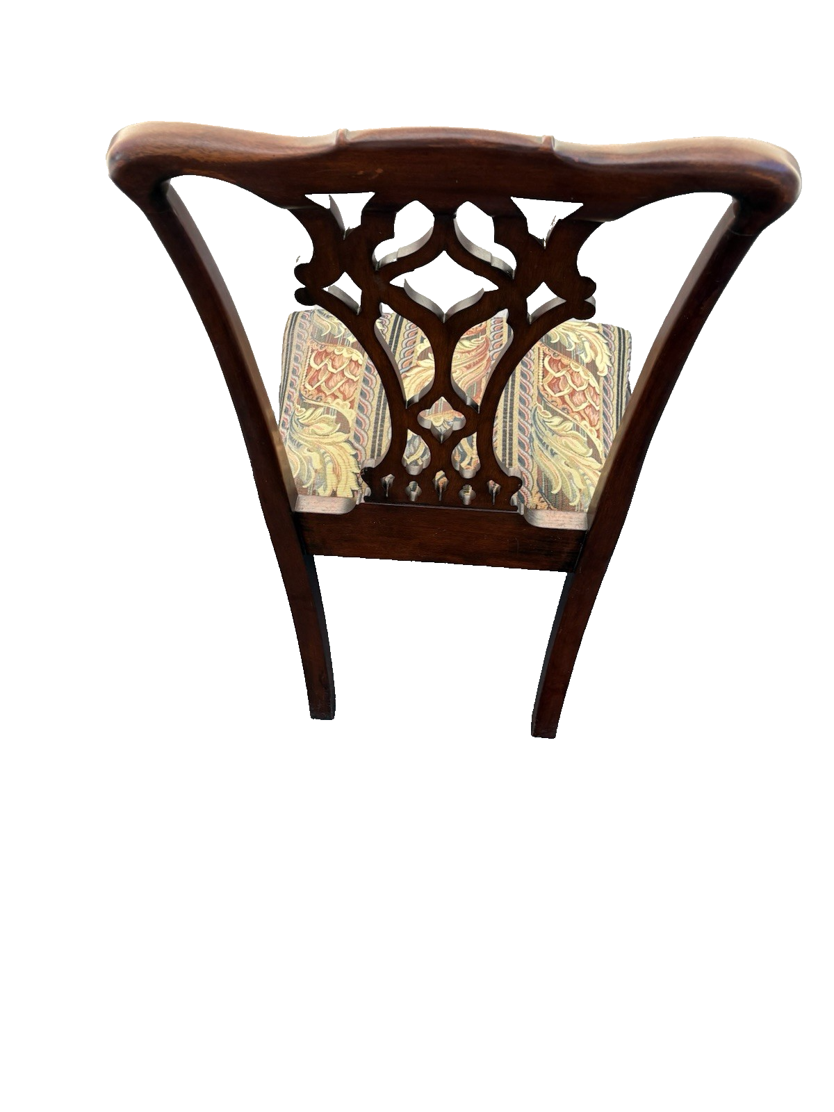 66710 Mahogany Chippendale Claw Foot Side Chair