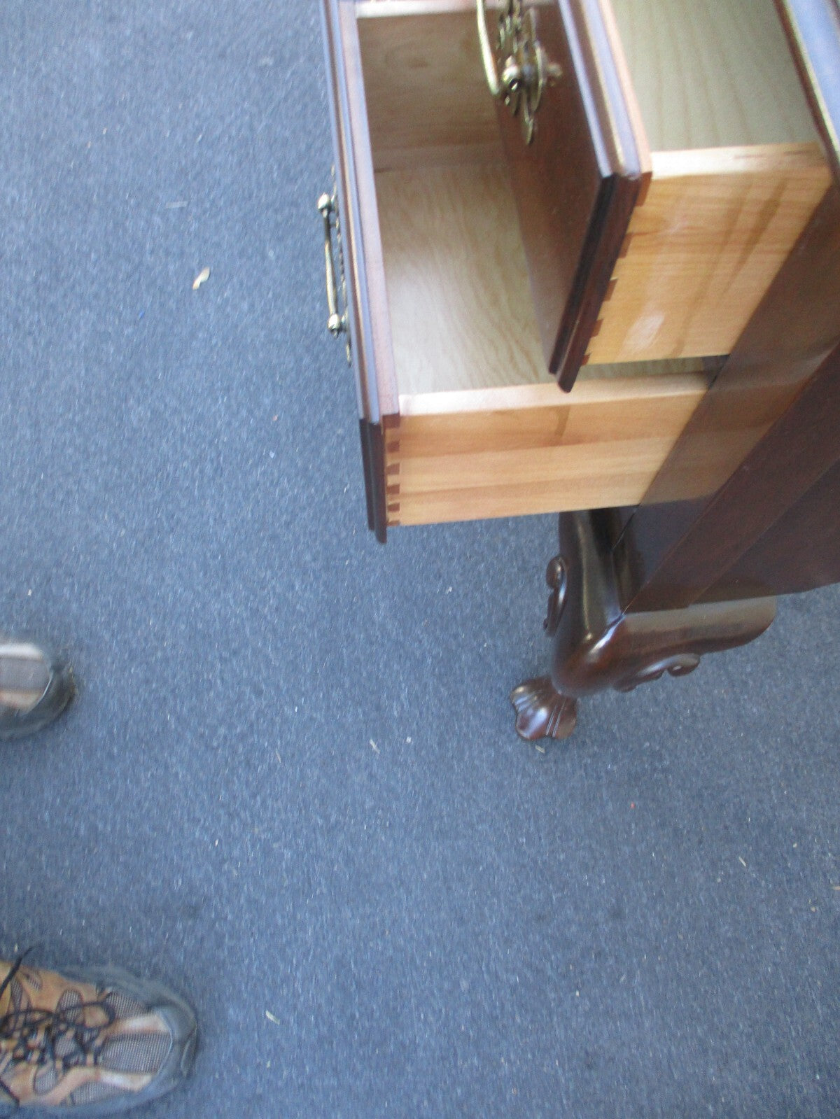 63765 ETHAN ALLEN Mahogany Low Boy Dresser Chest