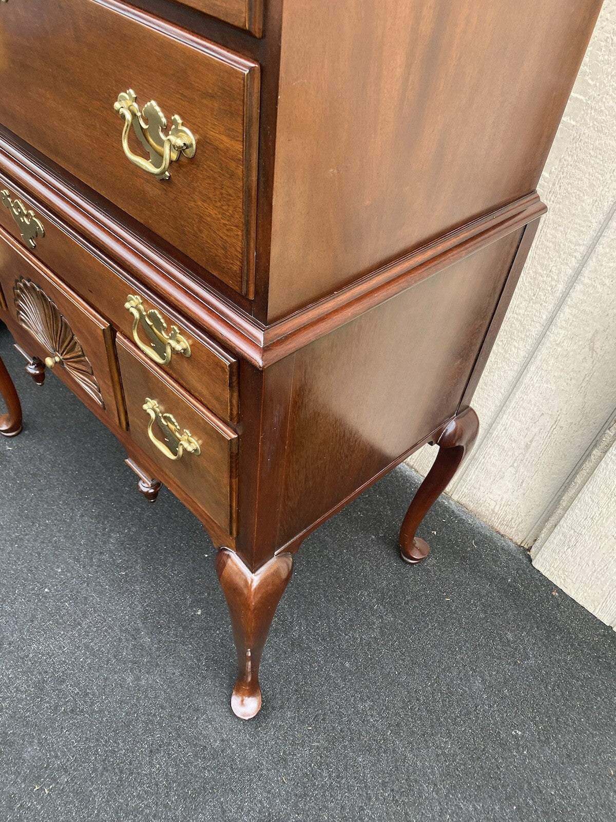 65840  COUNCILL Furniture Mahogany  High Boy Dresser Chest