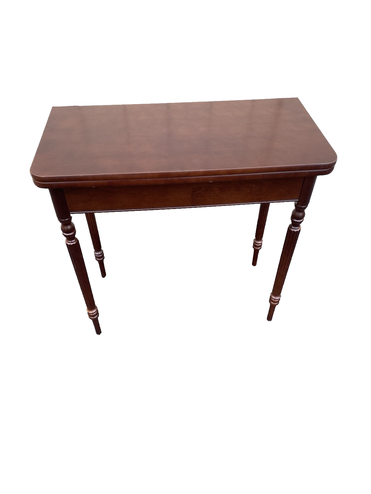 66470 BOMBAY Furniture Mahogany Flip Top Game Table Stand