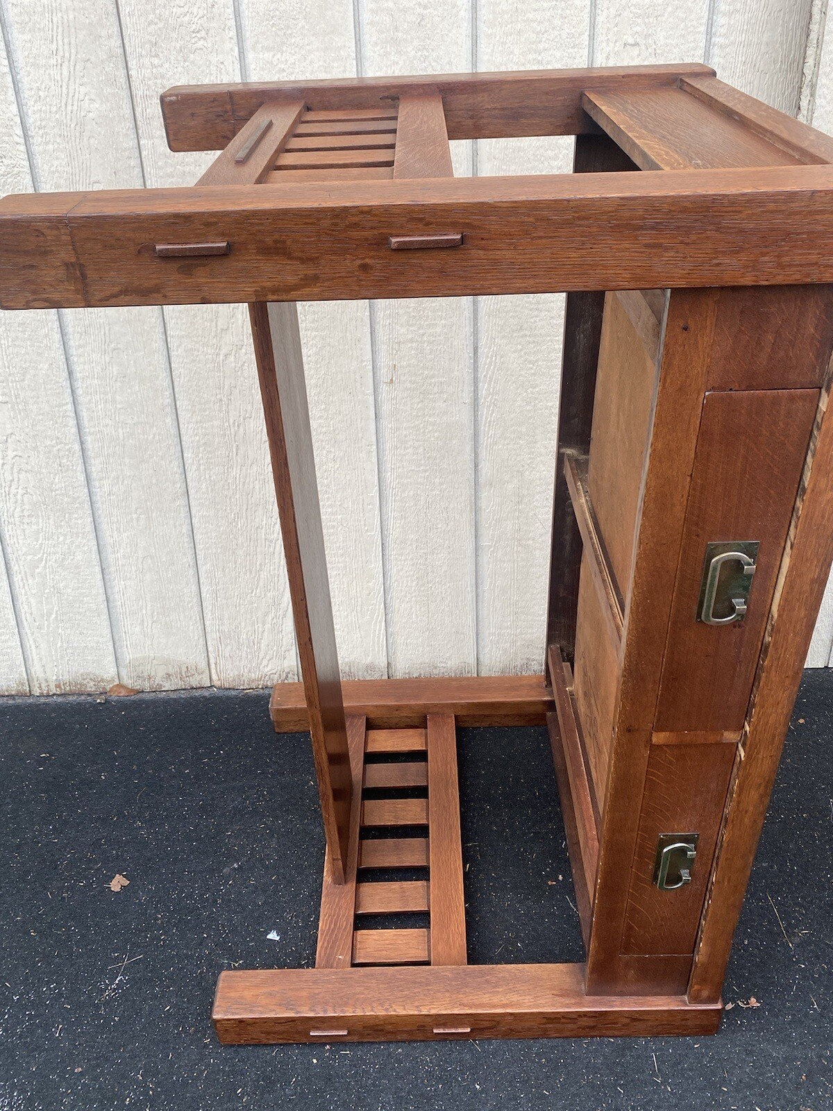 65019   Antique Mission Oak Desk   HARDEN Furniture