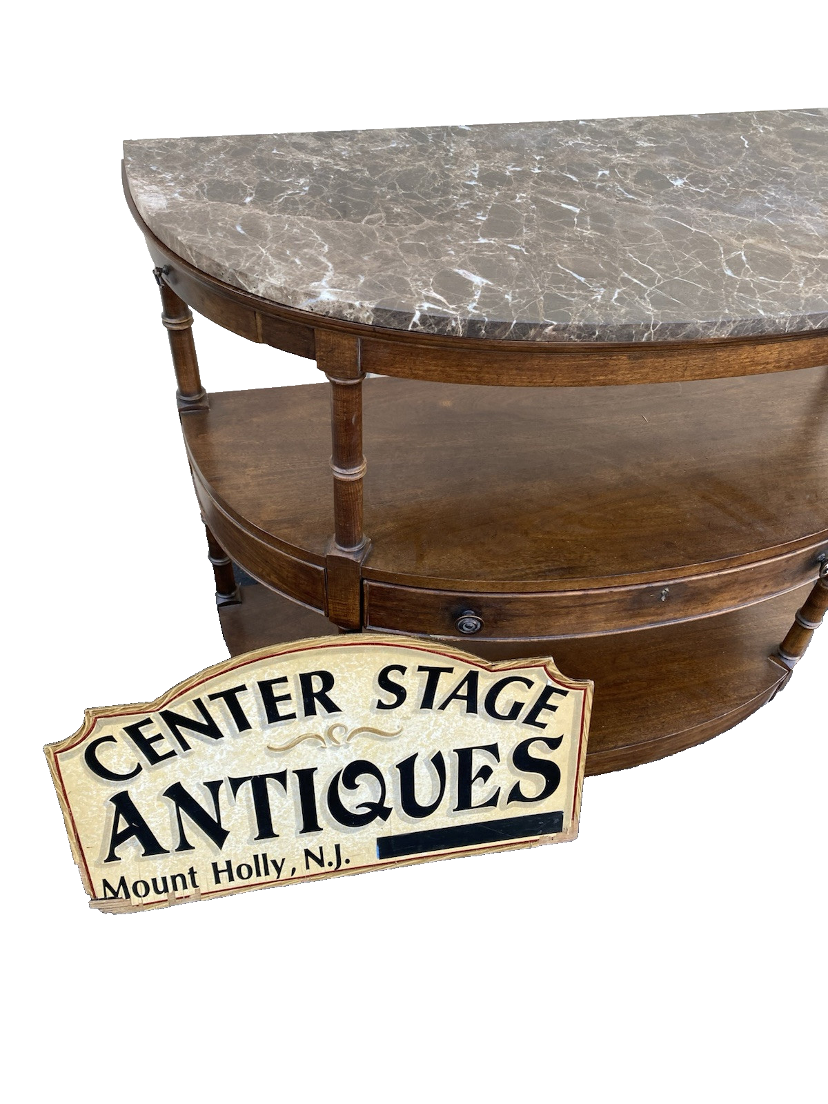 63441 Century Furniture Marble Top Sideboard Server Cabinet