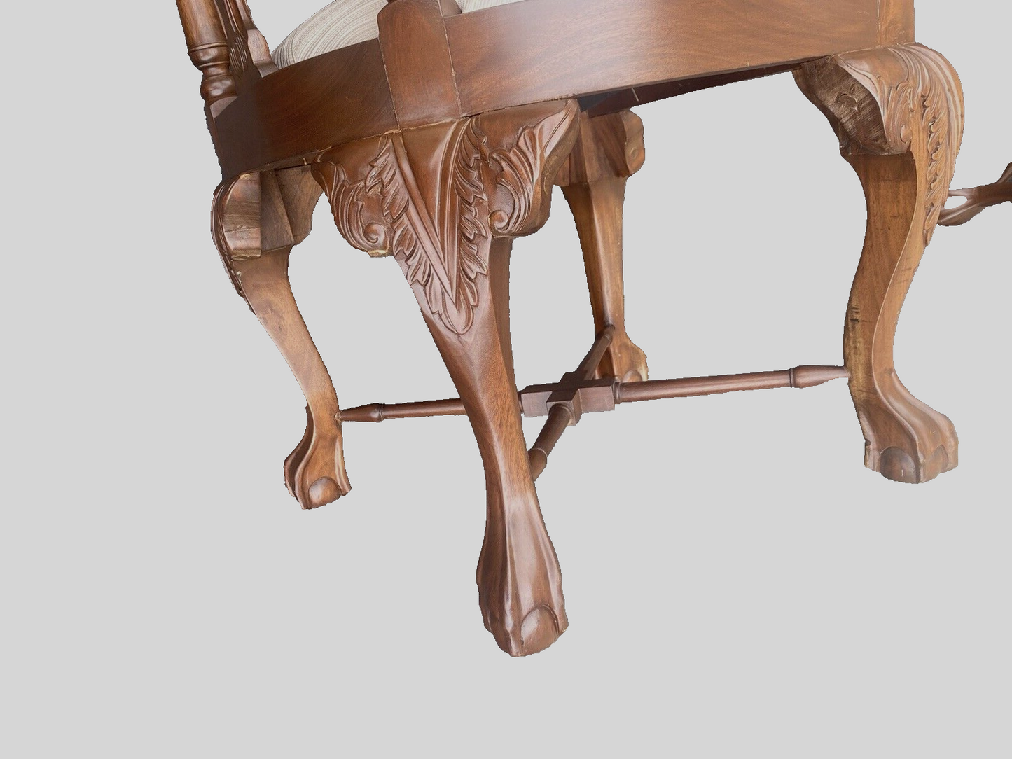 65853 Pair Mahogany Corner Chairs Chair s