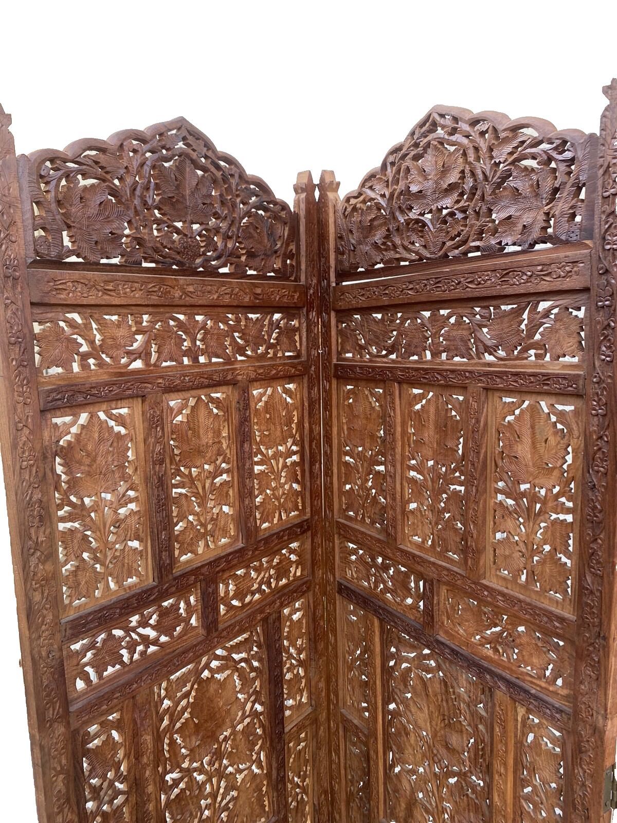 65534 Oriental Hand Made Wood Dressing Screen Room Divider