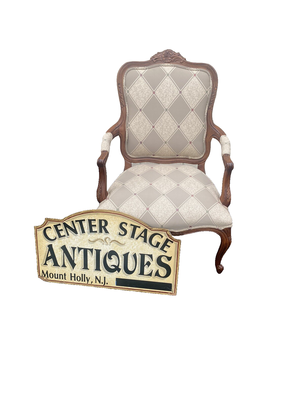 65459 ETHAN ALLEN Bergere Armchair Chair Louis XV