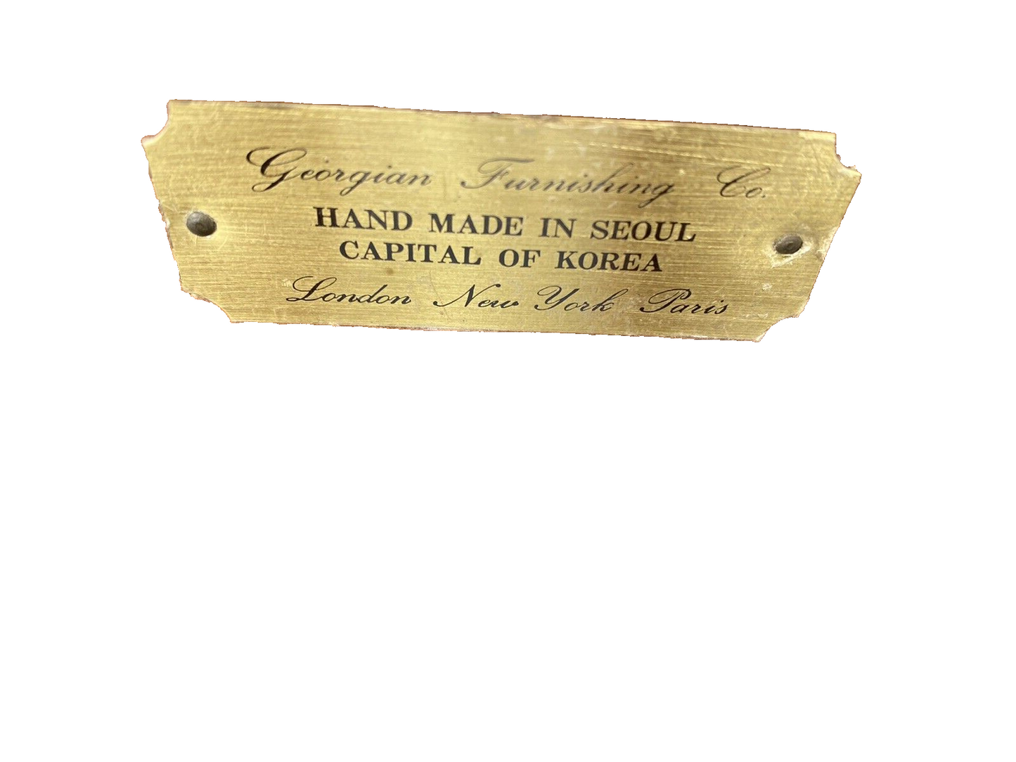 65823 Set of 8 GEORGIAN Furnishings  Solid Mahogany Dining Chairs